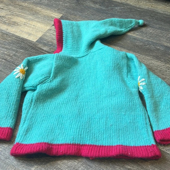 🧚 Beautiful vintage jacket zipper sweater with pockets handmade - Picture 12 of 14